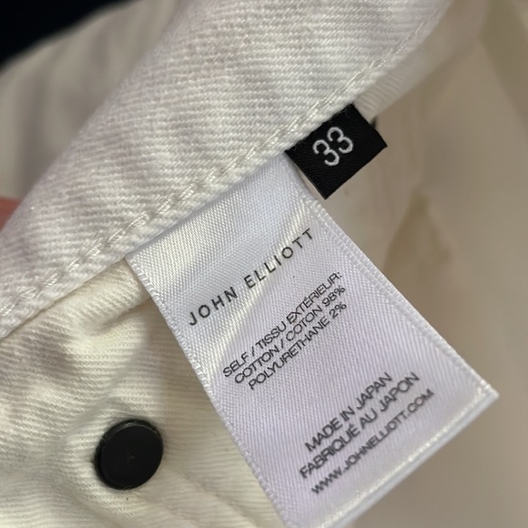 John Elliot White Jeans - Picture 4 of 4